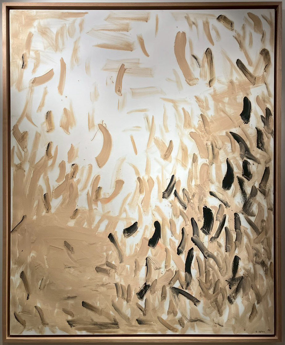李禹煥 Lee Ufan / 從風 From Winds / 1987 / 油彩礦物顏料畫布 / 227x182cm 李禹煥 Lee Ufan / 從風 From Winds / 1987 / 油彩礦物顏料畫布 / 227x182cm