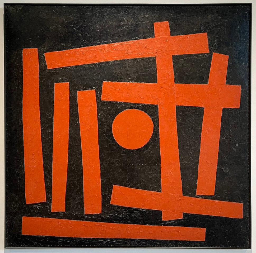 2024佳士得亞太區總部秋季拍賣台北預展_皮埃爾．蘇拉吉_繪畫Peinture_162x130cm_油彩、畫布_1963 (50)