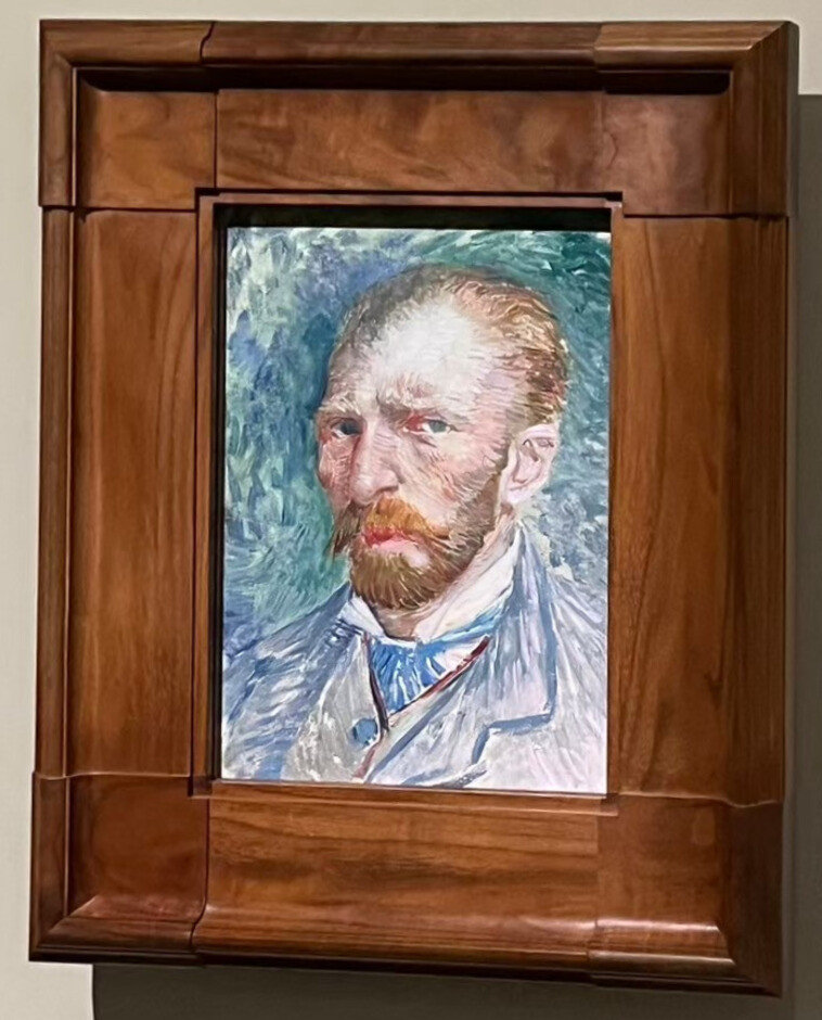 富邦美術館_梵谷展覽_自畫像 Self Portrait / 32.4x24cm / 油彩、紙板 / 1887年4-6月